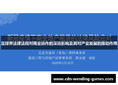 足球界法律法规对商业运作的深远影响及其对产业发展的推动作用 足球界法律法规对商业运作的深远影响及其对产业发展的推动作用